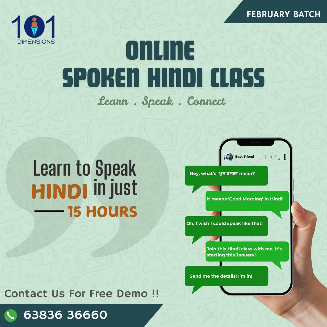 Spoken Hindi Course